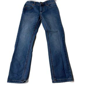 Wonder Nation Boys Jeans Size 8 Slim Skinny Adjustable Waist Medium Wash